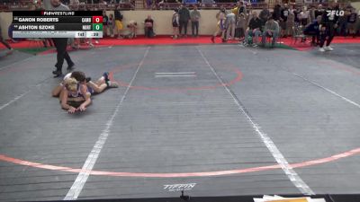 90_B lbs Consi Rd 1 32 #2 - Ganon Roberts, Cambridge Springs vs Ashton Szoke, Northampton