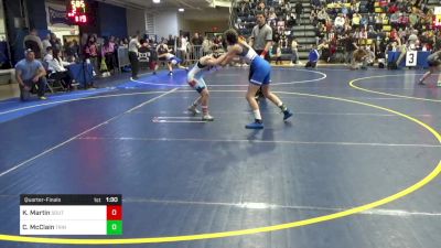 103 lbs Quarterfinal - Kinsley Martin, South MS vs Carolina McClain, Trinity