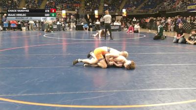 110 lbs Round Of 32 - Isaac Hrelec, Canon-McMillan vs Chace VanDyke, Athens