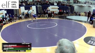 145 lbs. Cons. Round 7 - Julian Smith, Principia vs Lucia Henriquez, Park HIll South