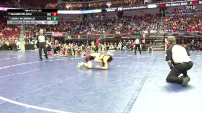 2A-138 lbs Quarterfinal - Logan McDonald, Grinnell vs Tanner Wilson, Independence