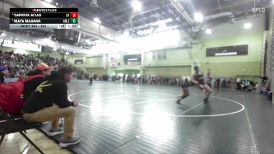 155 lbs Semifinal - Maya Magana, GRANADA HILLS vs Saphiya Atlas, SAN PEDRO