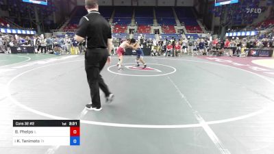 120 lbs Cons 32 #2 - Brady Phelps, IL vs Kody Tanimoto, TX