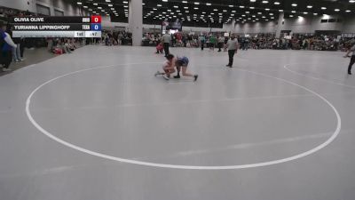 130 lbs Cons. Sub-rd Of 16 - Olivia Olive, Ohio vs Yurianna Lippinghoff, Texas
