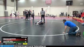 55 lbs Cons. Semi - Grayson Akin, Ranburne Youth Wrestling vs Graham Haywood, Chelsea Wrestling