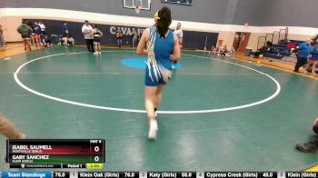 145 lbs Round 5 - Gaby Sanchez, Klein (Girls) vs Isabel Saumell, Huntsville (Girls)