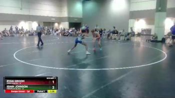 120 lbs Round 2 (16 Team) - Ryan Groom, Iowa Gables vs Isiaih Johnson, Franklin Black