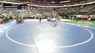 215-4A Champ. Round 1 - Braeden Sandoval, Pueblo Central vs Cayetano Cushing, Bear Creek