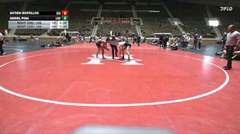 149 lbs 1st Place Match - Adriel Pina, University Of Central Florida vs Jayden Bustillos, Schreiner