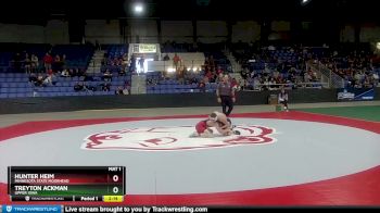 125 lbs Cons. Round 2 - Hunter Heim, Minnesota State Moorhead vs Treyton Ackman, Upper Iowa