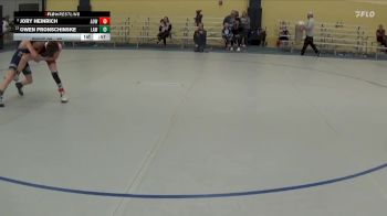 65 lbs 5th Place Match - Owen Pronschinske, LAW vs Jory Heinrich, American Outlaws Wrestling