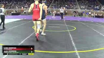 D3-138 lbs Cons. Semi - Alex Goodson, Meridian Early College HS vs Luke Sherman, Millington HS