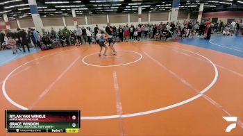 88-95 lbs Round 1 - Grace Windom, Silverback Wrestling Fort Worth vs Rylan Van Winkle, Amped Wrestling Club