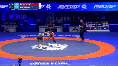 70 kg 1/2 Final - Zain Allen Retherford, United States vs Zurabi Iakobishvili, Georgia