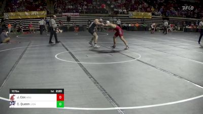 157 lbs Round Of 64 - James Cox, Washington State vs Clay Queen, Lyon