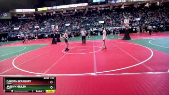 120 lbs Champ. Round 1 - Jaedyn Gillen, DWC3 vs Dakota Scarbury, PWCA