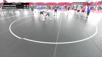 168-168 lbs Round 1 - Christian Walsh, Oswego vs Cooper Leschke, Weyauwega-Fremont