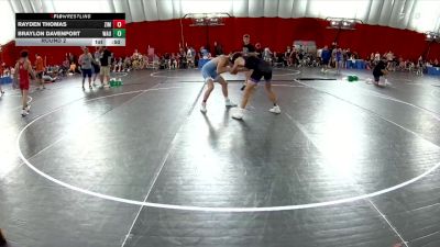 143-144 A Round 2 - Braylon Davenport, Waunakee vs Rayden Thomas, Zimmerman