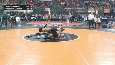 AA - 118 lbs Cons. Semi - Reveles McEwen, Butte vs Paydon De La Garza, Great Falls CMR