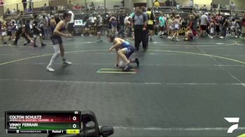 95 lbs Semis & 1st Wrestleback (8 Team) - Vinny Ferrari, POWA vs Colton Schultz, American Gladiators-Thunder
