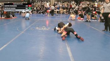 73 lbs Rr Rnd 2 - Austin Rudgers, CTWHALE Beluga - MSE vs Nicolas Bagni, DoughBoy WC - MSE