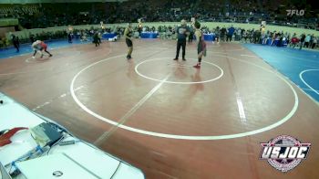 130 lbs Quarterfinal - Tristyn Lopez, Carl Junction Takedown Club vs Michael Castillo, Randall Youth Wrestling Club