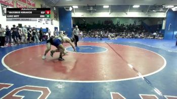 165 lbs Champ. Round 2 - Maximus Kiriakos, Hesperia vs Luke Witt, Northwood