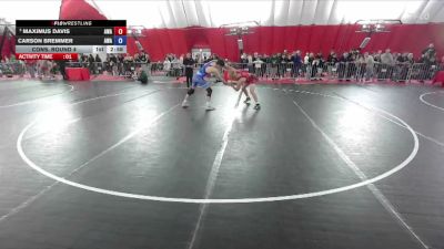 165 lbs Cons. Round 4 - Maximus Davis, Askren Wrestling Academy vs Carson Bremmer, AWA-Madison