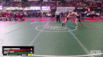 A - 170 lbs Quarterfinal - Andrew Frederick, Hamilton vs Brady Hout, Ronan