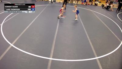 63 lbs 5th Place Match - Conway Olson, Rum River Wrestling vs Luke Thompson, Coon Rapids Mat Bandits