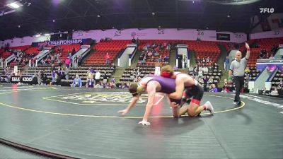 157 lbs Semifinals (8 Team) - Nathan Matsos, Huron HS (New Boston) vs Todd Darling, Fowlerville HS