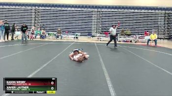 84 lbs Round 2 (6 Team) - Kason Wesby, Terps East Coast Elite vs Xavier Lautner, Team Donahoe - Green