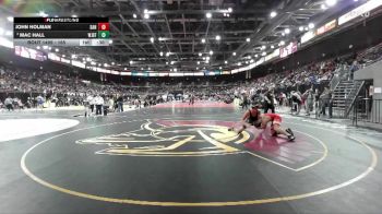 165 lbs Cons. Round 6 - Mac Hall, West Jefferson vs John Holman, Sandpoint