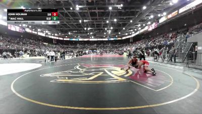 165 lbs Cons. Round 6 - Mac Hall, West Jefferson vs John Holman, Sandpoint