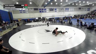 113 lbs Champ. Round 3 - John Paredes, South Hills High School Wrestl vs Giovani Suarez, Rough House