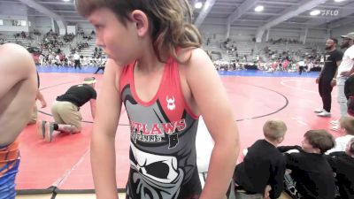 95 lbs Rr Rnd 1 - Case Bays, Indiana Outlaws Green vs Maximilian Truong, The Shop 814