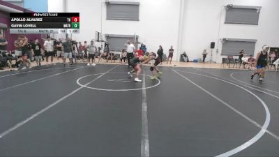 105 lbs Round 3 - Apollo Alvarez, Taylor Hammers vs Gavin Lovell, Mat Assassins Red