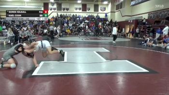 150 lbs Semifinal - Kael Cook, Burlington Notre Dame vs Soren Kelsall, Pleasant Valley