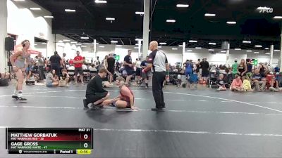 160 lbs Round 1 (4 Team) - Matthew Gorbatuk, Mat Warriors Red vs Gage Gross, Mat Warriors White