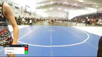 105 lbs Quarterfinal - Alexzander Navarette, Thorobred WC vs Zackary Ortega, Revgen