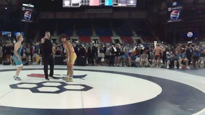 165 lbs Cons. Rd Of 64 - Myles Burroughs, Massachusetts vs Landen Larson, Minnesota