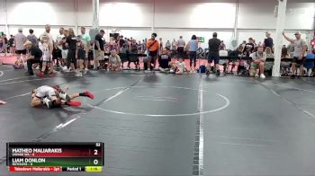 52 lbs Round 2 (6 Team) - Matheo Maliarakis, Savage WA vs Liam Donlon, Ruthless