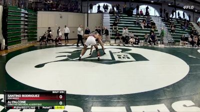 165 lbs Semifinal - AJ Falcone, Christian Brothers Academy(NJ) vs Santino Rodriguez, Don Bosco