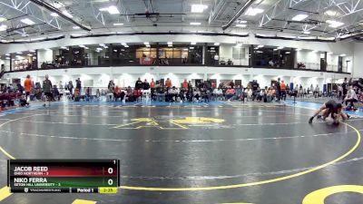 141 lbs Round 1 (6 Team) - Niko Ferra, Seton Hill University vs Jacob Reed, Ohio Northern