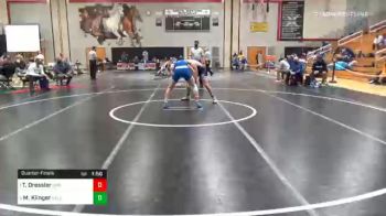 172 lbs Quarterfinal - Thomas Dressler, Spring Grove vs Michael Klinger, Dallastown