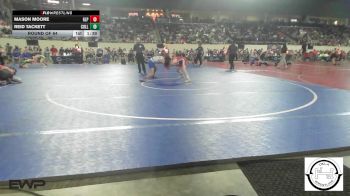 101 lbs Round Of 64 - Mason Moore, Glenpool JH vs Reid Tackett, Collinsville Junior High