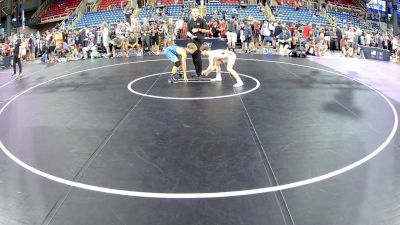 106 lbs Cons 64 #2 - Blackburn Savage, OH vs Lytning Hazen, CA