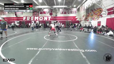 157 lbs Cons. Round 3 - Junior Reyes Keo, John F Kennedy -Fremont vs James Newton-busalacchi, El Camino (South San Francisco)