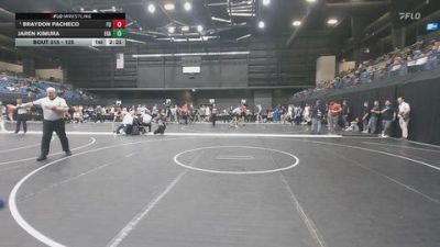 125 lbs Semifinal - Braydon Pacheco, Friends University vs Jaren Kimura, Embry-Riddle (Ariz.)