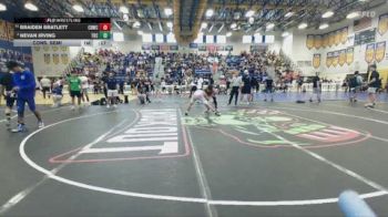 138 lbs Cons. Semi - Braiden Bratlett, IMG Academy/ Ascender Elite vs Nevan Irving, Central Florida Wrestling